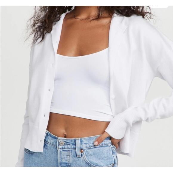 NWT Revolve Lioness Vallery Knit Cardigan White, Size Small - Picture 7 of 8